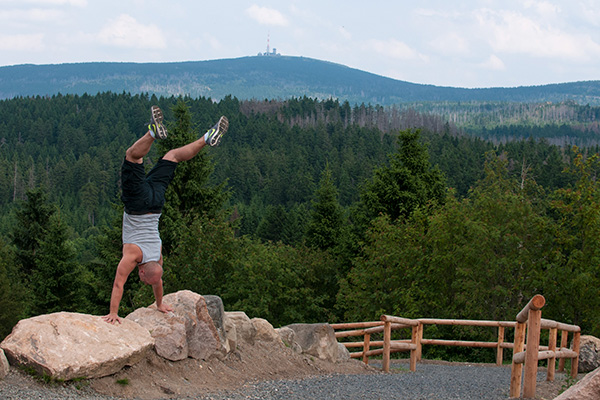 Handstand around the World